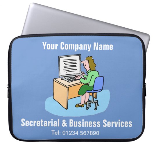 Sekretariats- und Business-Services Laptopschutzhülle (Vorderseite)