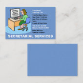 Sekretariatsdienste Visitenkarte (Vorne/Hinten)