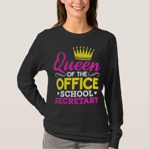 Sekretärin der Hochschule Königin Frauen T-Shirt
