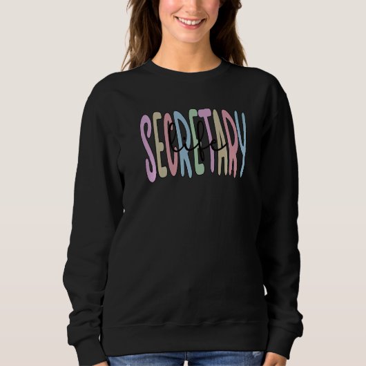 Sekretärin für das Leben Sweatshirt (Vorderseite)