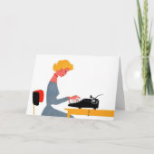 Sekretärin, Verwaltung Beruflicher Tag Karte (Vorderseite)