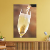 Sekt Leinwanddruck (Insitu (Wohnzimmer))