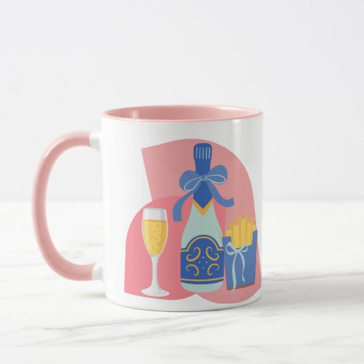 Sekt und Pommes Tasse (Links)