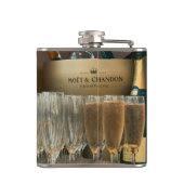 Sektflasche Flachmann (Rückseite)