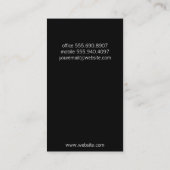 Sektflasche | Von Nahem Visitenkarte (Rückseite)