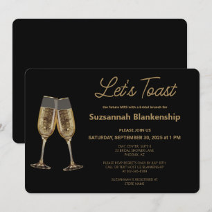 Sektflöten Toast Brautparty Vorlage