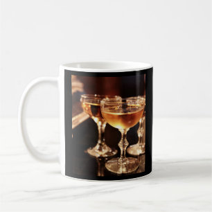 Sektglas goldener Toast Kaffeetasse