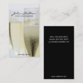 Sektglas | Von Nahem Visitenkarte (Vorne/Hinten)