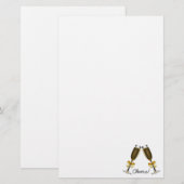 Sektkelche Prost Briefpapier (Vorne/Hinten)