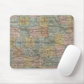 Sektorkarte von Iowa Mousepad (Mit Mouse)
