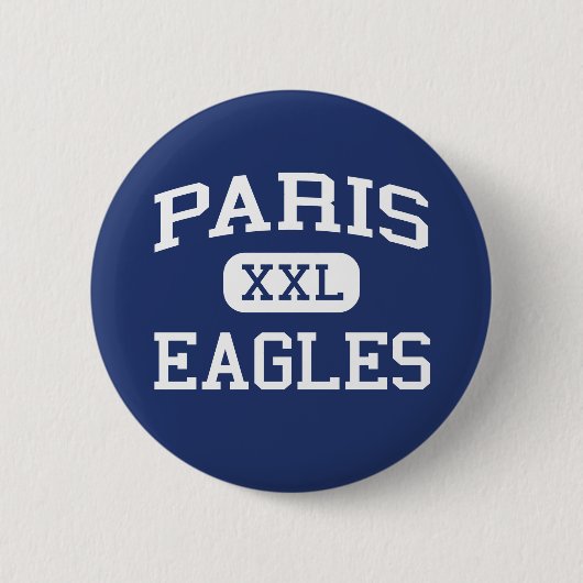 Sekundarschule Paris Arkansas Paris Eagles Button (Vorderseite)