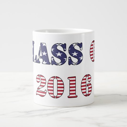 Sekundarstufe II der Schulklasse 2016 Jumbo-Tasse (Vorderseite)