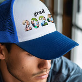 Sekundarstufe II des Abschlusses 2024 Foto Truckerkappe