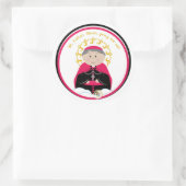 Sel. Fulton Sheen Runder Aufkleber (Tasche)