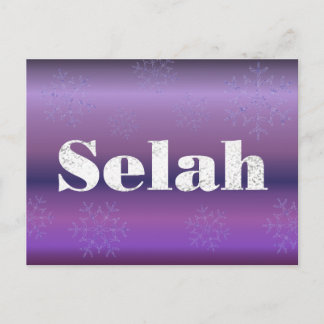 Selah Holiday Postcard Feiertagspostkarte