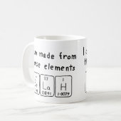 Selah Periodenname Tasse (Vorderseite Links)