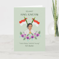 Selamat Hari Kartini Happy Kartini Day Indonesisch