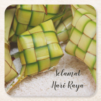 Selamat Hari Raya Getränk-Untersetzer Rechteckiger Pappuntersetzer