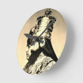 Selassie I Jah Rastafari Rasta Reggae Livity Roots Runde Wanduhr (Winkel)