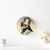 Selassie I Jah Rastafari Rasta Reggae Livity Roots Runde Wanduhr (Zuhause)