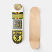 SELASSIE I RASTA Skateboard (Vorderseite)