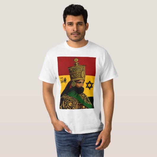 Selassie Kronen-Shirt T-Shirt (Vorne ganz)