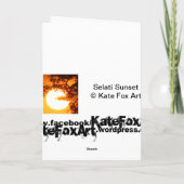 Selati Sunset Karte (Rückseite)