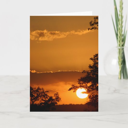 Selati Sunset Karte (Vorderseite)
