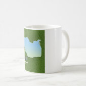 Selawik See Alaska Karte Kaffeetasse (VorderseiteRechts)