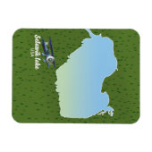 Selawik See Alaska Karte Magnet (Horizontal)