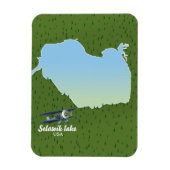 Selawik See Alaska Karte Magnet (Vertikal)