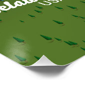 Selawik See Alaska Karte Poster (Ecke)