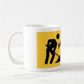 Selben scheißen, unterschiedlicher Tag Kaffeetasse (Links)