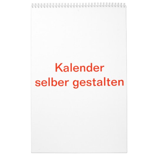 selber gestalten kalender (Titelbild)