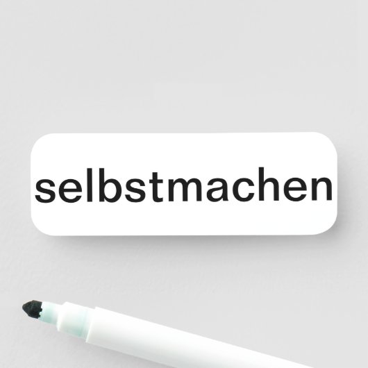selber gestalten namensschild (Beispiel)