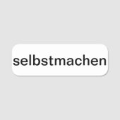 selber gestalten namensschild (Vorderseite)