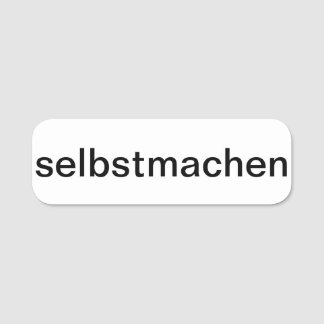 selber gestalten namensschild