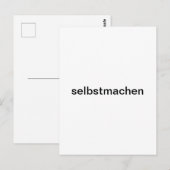 selber gestalten postkarte (Vorne/Hinten)