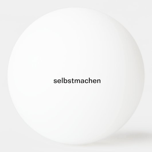 selber gestalten tischtennisball (Vorderseite)