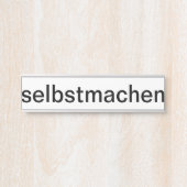 selber gestalten türschild (Vorderseite )