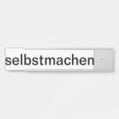 selber gestalten türschild (Vorderseite )