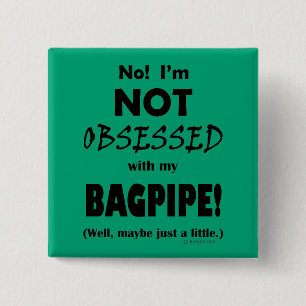Selbesessene Bagpipe Button