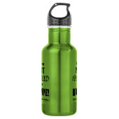 Selbesessene Bagpipe Edelstahlflasche (Vorderseite)