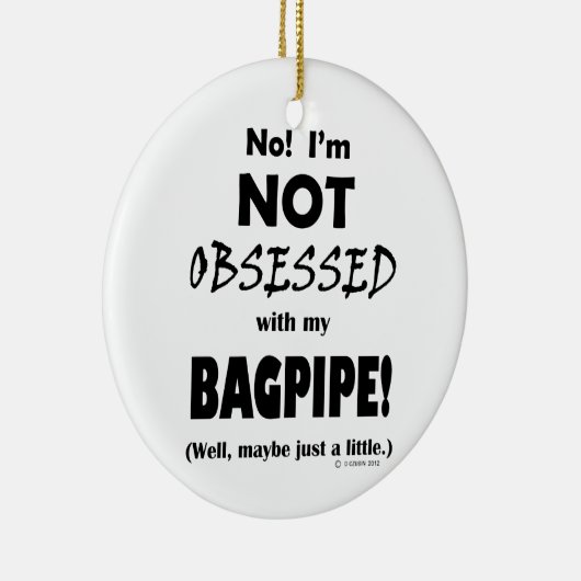 Selbesessene Bagpipe Keramikornament (Rechts)