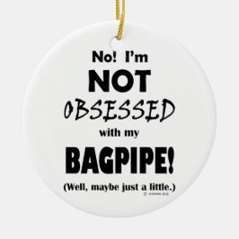 Selbesessene Bagpipe Keramikornament