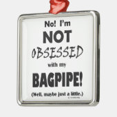 Selbesessene Bagpipe Ornament Aus Metall (Links)