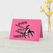 Selbst Affen Funny "I m Sorry" Grüße Card Karte (Gelbe Blume)