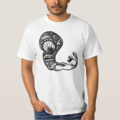 Selbst-Bewusster Wurm T-Shirt (Vorderseite)