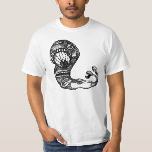 Selbst-Bewusster Wurm T-Shirt