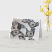 SELBST DAS GELD IST GLÜCKLICH **IHR GEBURTSTAG** KARTE (Gelbe Blume)